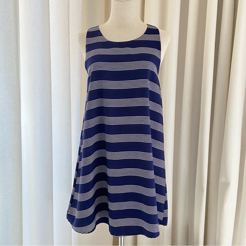 Everly | Dress | Navy | Striped | Small